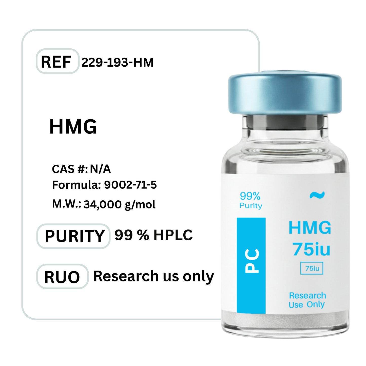 HMG 75iu - Premium Research Peptide